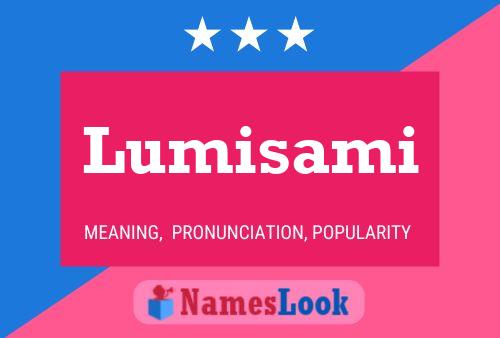 Lumisami Name Poster