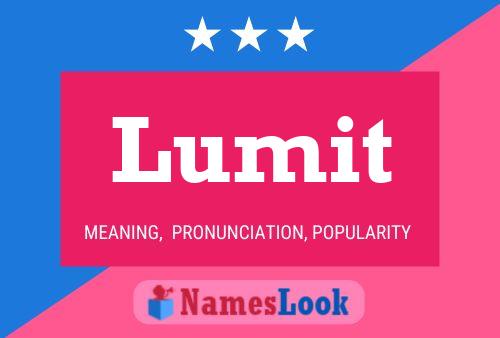 Lumit Name Poster