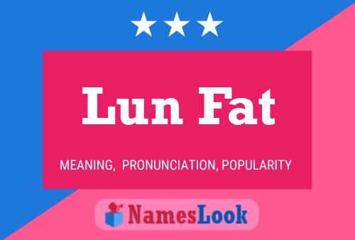 Lun Fat Name Poster