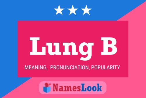 Lung B Name Poster