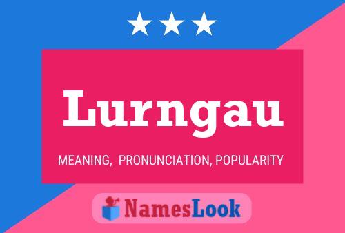 Lurngau Name Poster