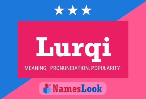 Lurqi Name Poster