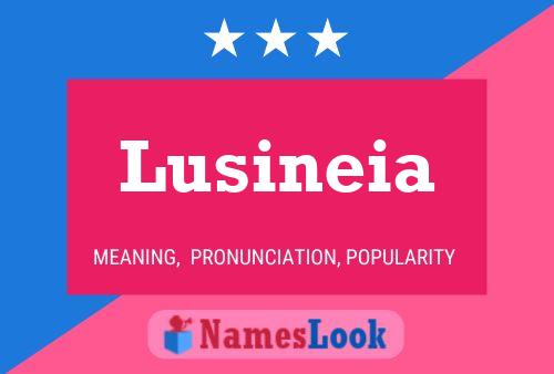 Lusineia Name Poster