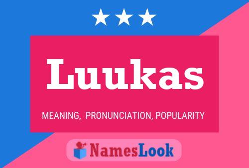 Luukas Name Poster