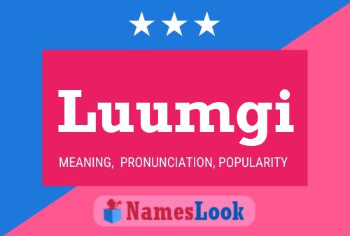 Luumgi Name Poster