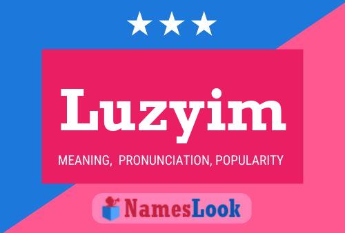 Luzyim Name Poster