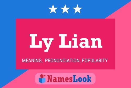 Ly Lian Name Poster