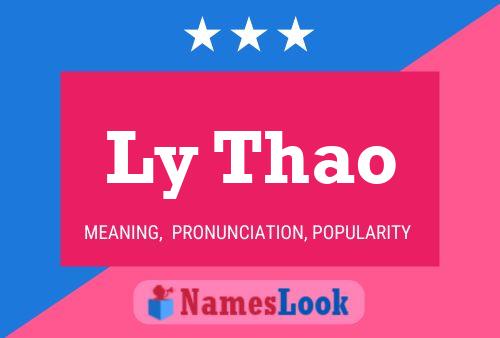 Ly Thao Name Poster