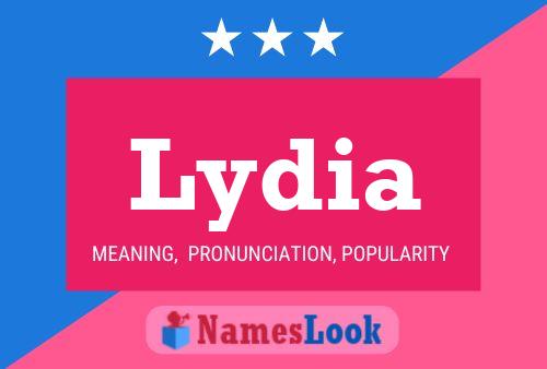 Lydia Name Poster