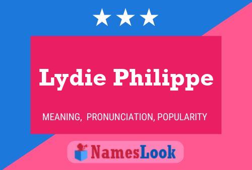 Lydie Philippe Name Poster