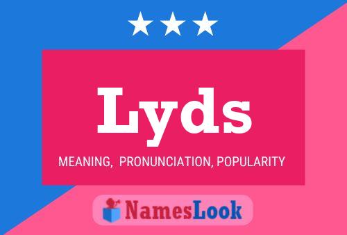 Lyds Name Poster