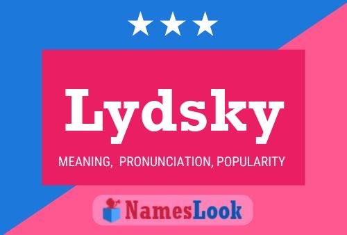 Lydsky Name Poster