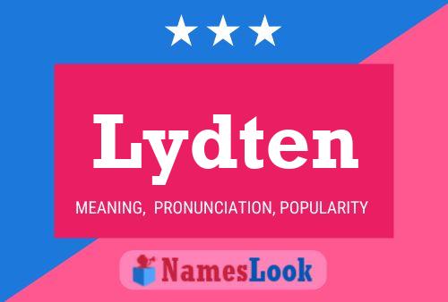 Lydten Name Poster