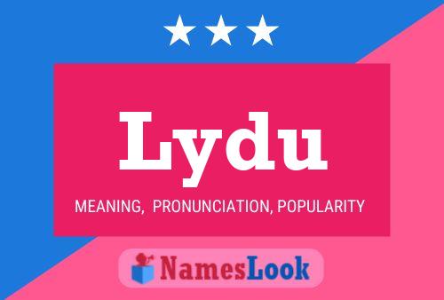 Lydu Name Poster