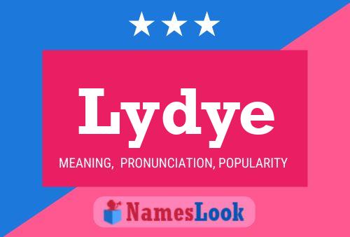 Lydye Name Poster