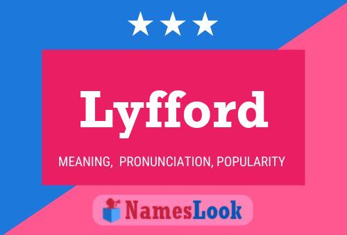 Lyfford Name Poster