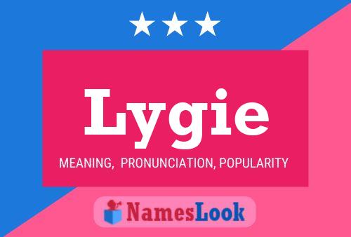 Lygie Name Poster