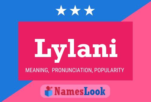 Lylani Name Poster