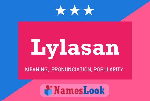 Lylasan Name Poster