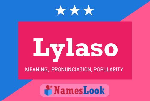 Lylaso Name Poster