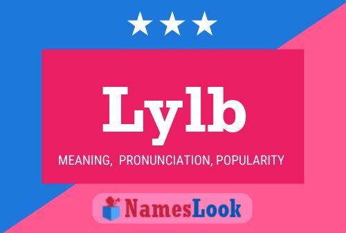 Lylb Name Poster