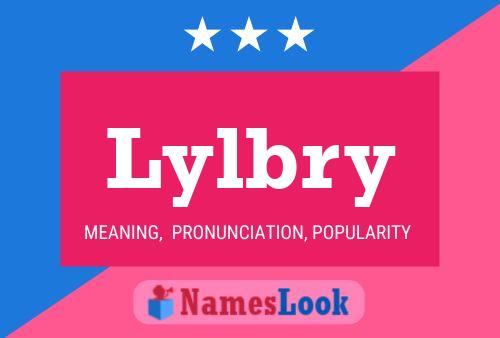 Lylbry Name Poster