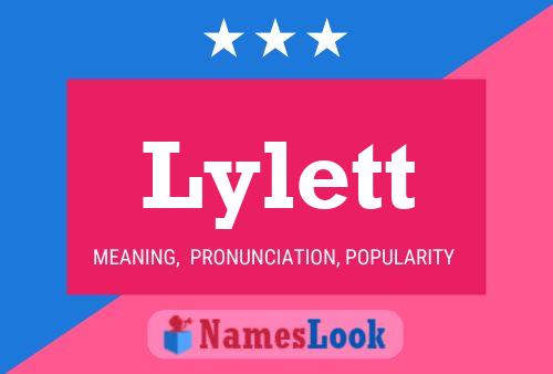 Lylett Name Poster