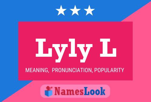 Lyly L Name Poster