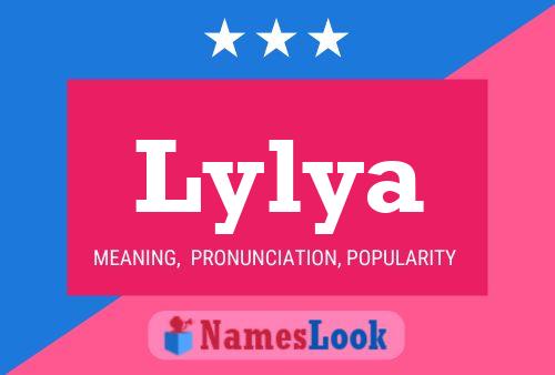 Lylya Name Poster