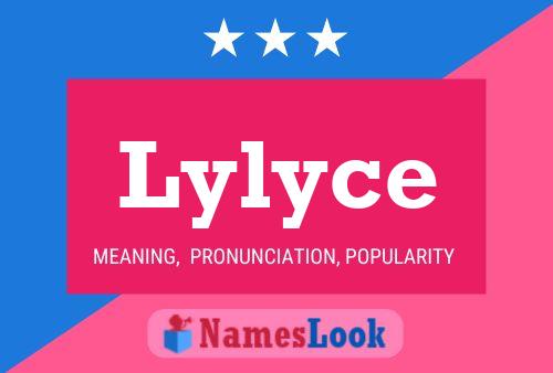 Lylyce Name Poster