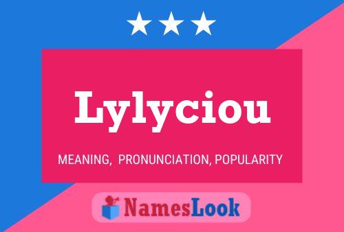 Lylyciou Name Poster