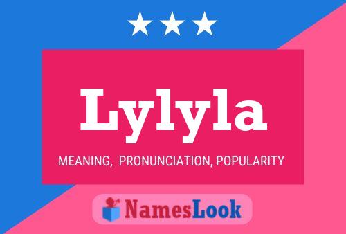 Lylyla Name Poster