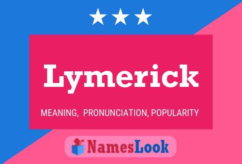 Lymerick Name Poster