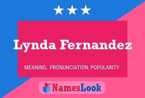 Lynda Fernandez Name Poster