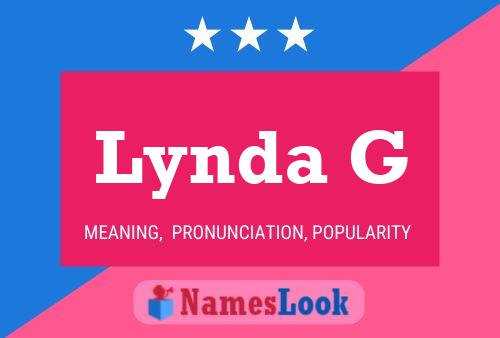 Lynda G Name Poster