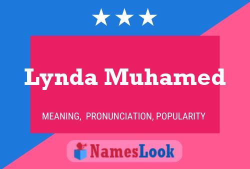 Lynda Muhamed Name Poster