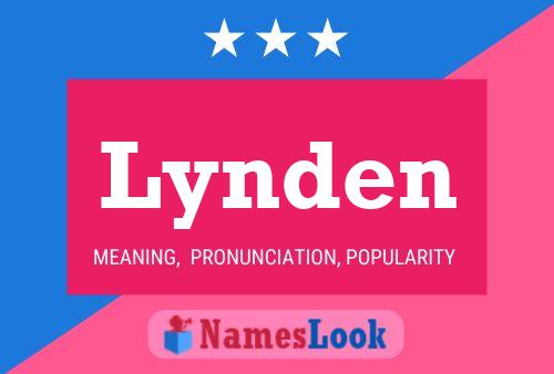 Lynden Name Poster