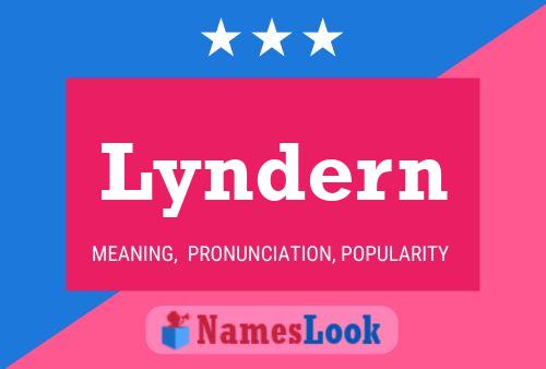 Lyndern Name Poster