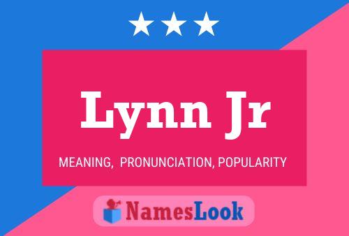 Lynn Jr Name Poster