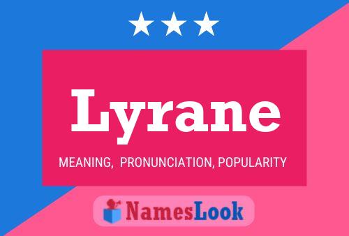 Lyrane Name Poster