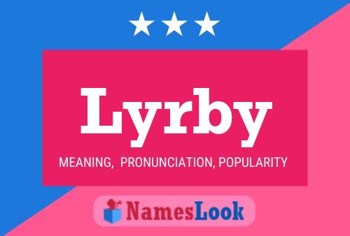 Lyrby Name Poster