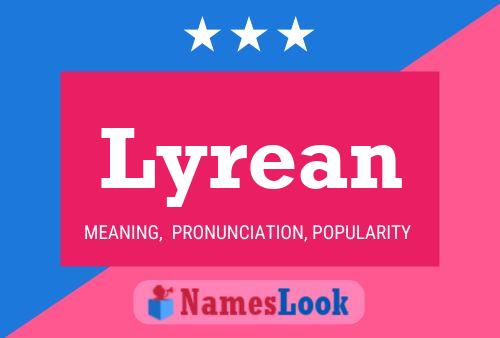 Lyrean Name Poster