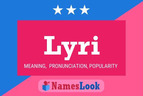 Lyri Name Poster