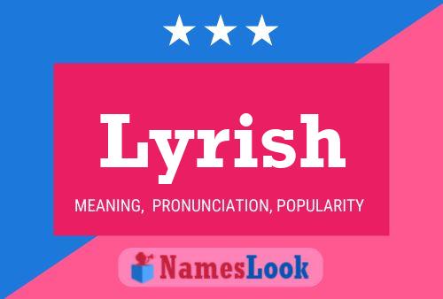 Lyrish Name Poster