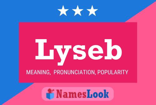 Lyseb Name Poster