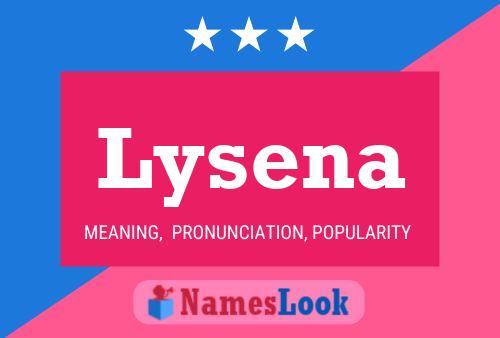 Lysena Name Poster