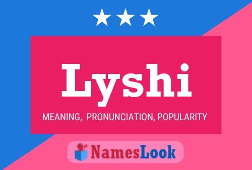 Lyshi Name Poster