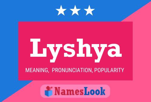 Lyshya Name Poster