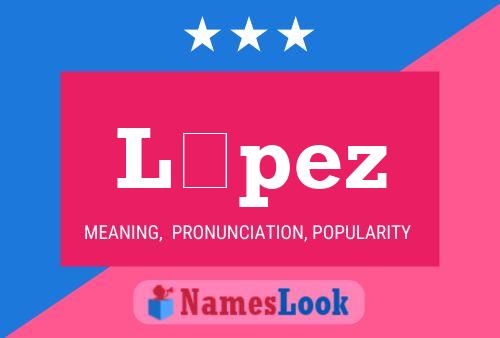 López Name Poster