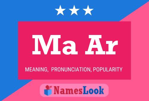 Ma Ar Name Poster